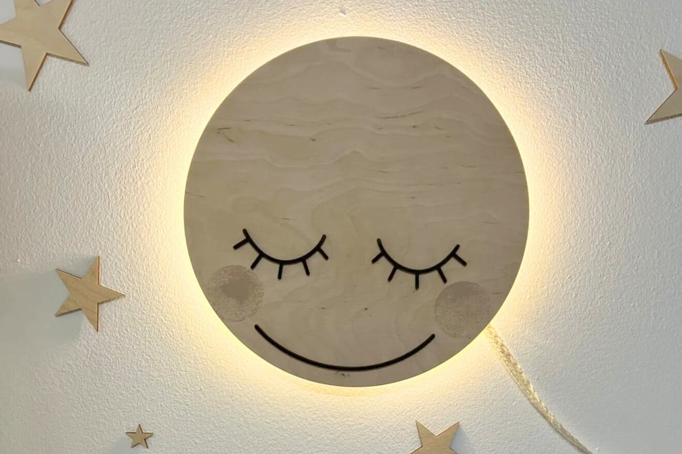 Wandlampe Mond - Natur