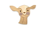 Deer Lamp - Natural
