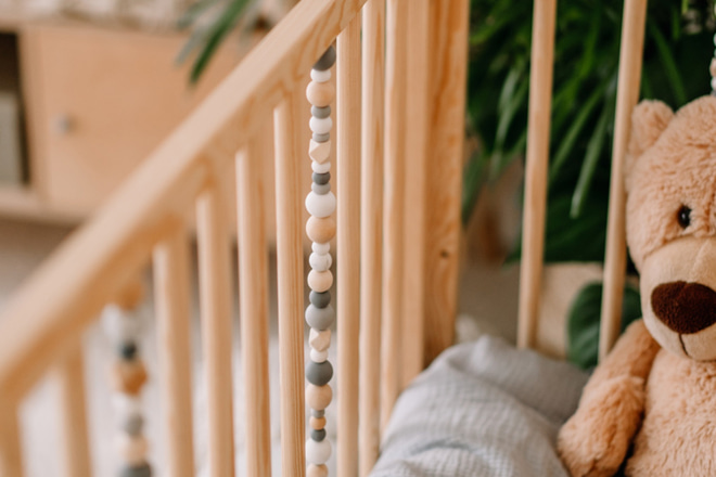 Sensory Baby Bed White