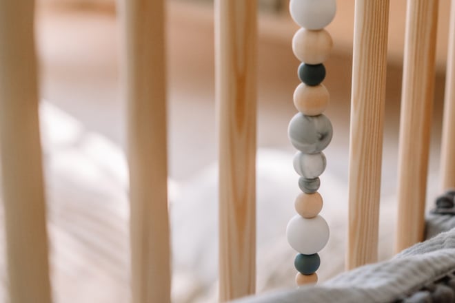 Sensorisches Babybett Weiß