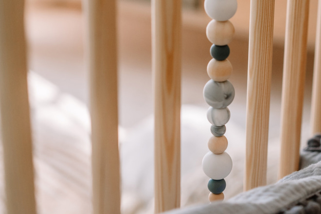 Sensory Baby Bed White