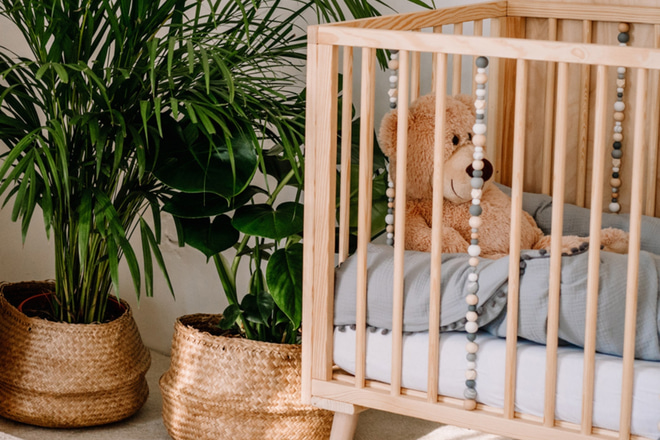 Sensory Baby Bed White