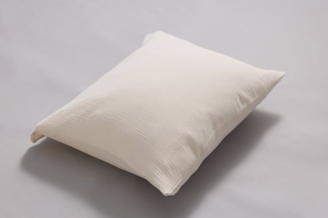 Housse de Couette et Oreiller 140x200 Mousseline de Coton - Vanille