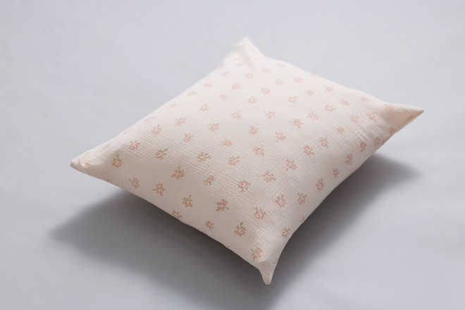 Housse de Couette et Oreiller 120x170 Mousseline de Coton - Fleurs Vintage