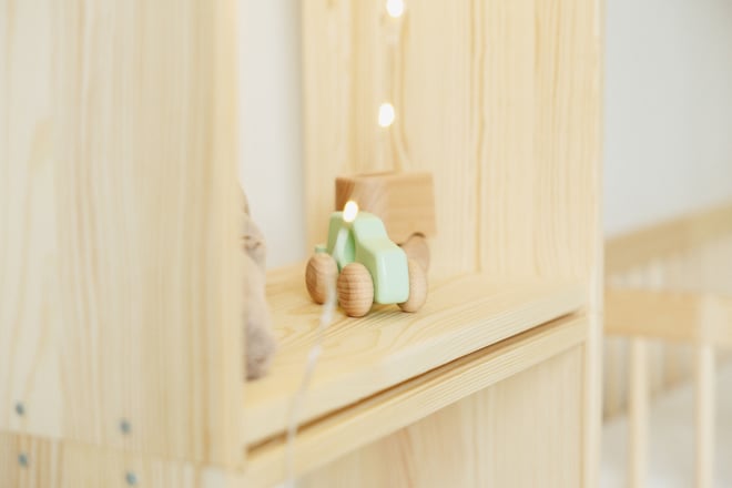 Holzwürfel zur Aufbewahrung