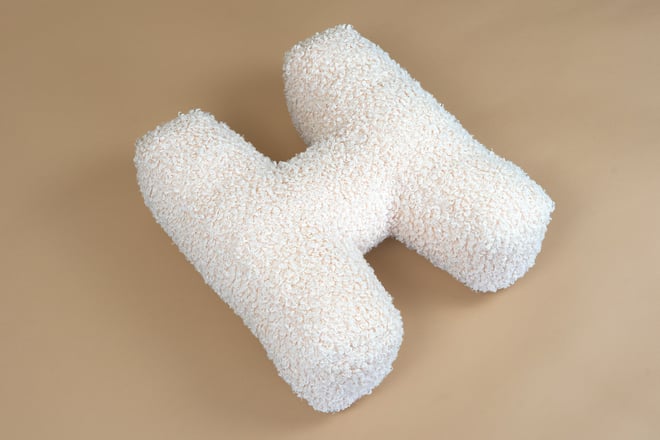 Almofada H - Vanilla Bouclé 