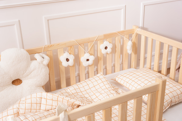 Guirnalda de Margaritas Bouclé - Crudo