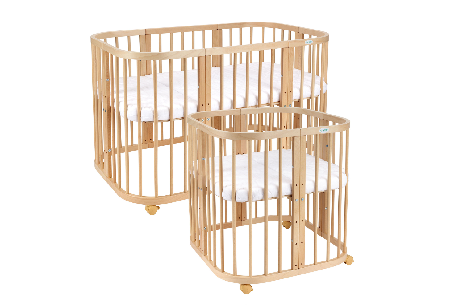 7 in 1 Rectangular Evolving Cradle - Natural 7 in 1 Rectangular Evolving Cradle - Natural