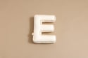 Letter Cushion E - Boho Vanilla