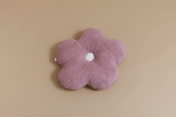 Cojín Margarita Bouclé – Rosa