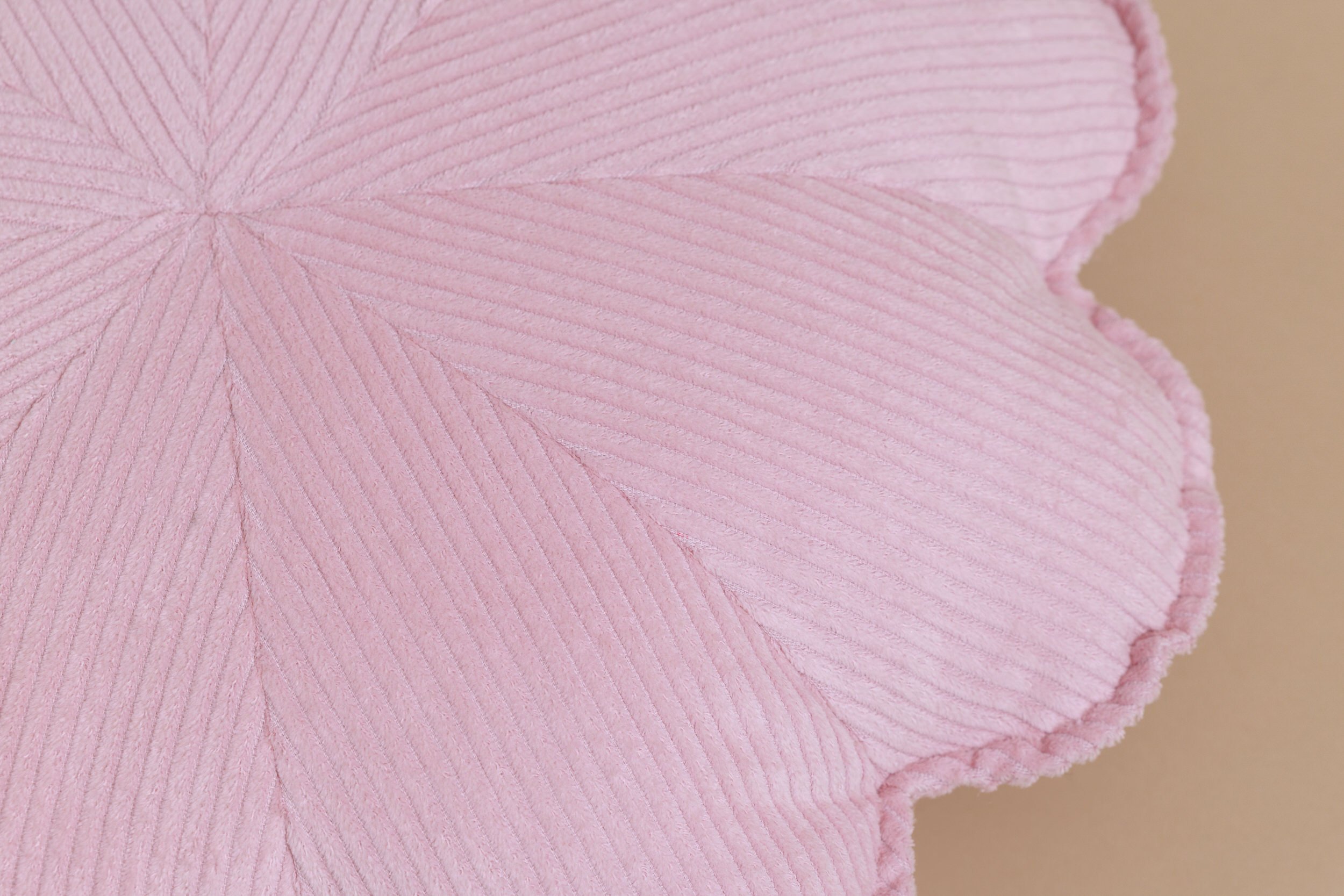 Pink Flower Corduroy Cushion Pink Flower Corduroy Cushion