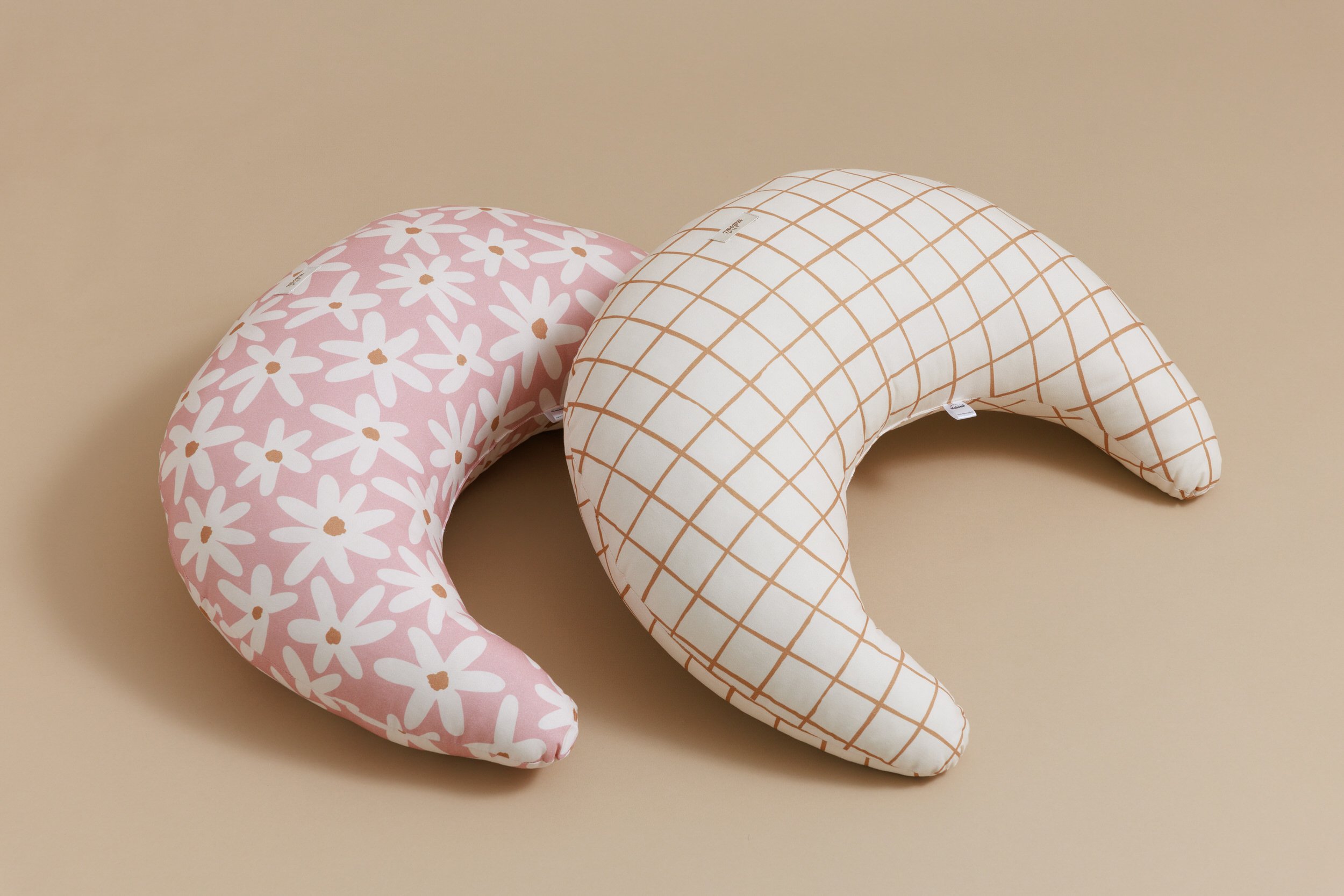Coussin d'Allaitement Vichy Caramel Coussin d'Allaitement Vichy Caramel