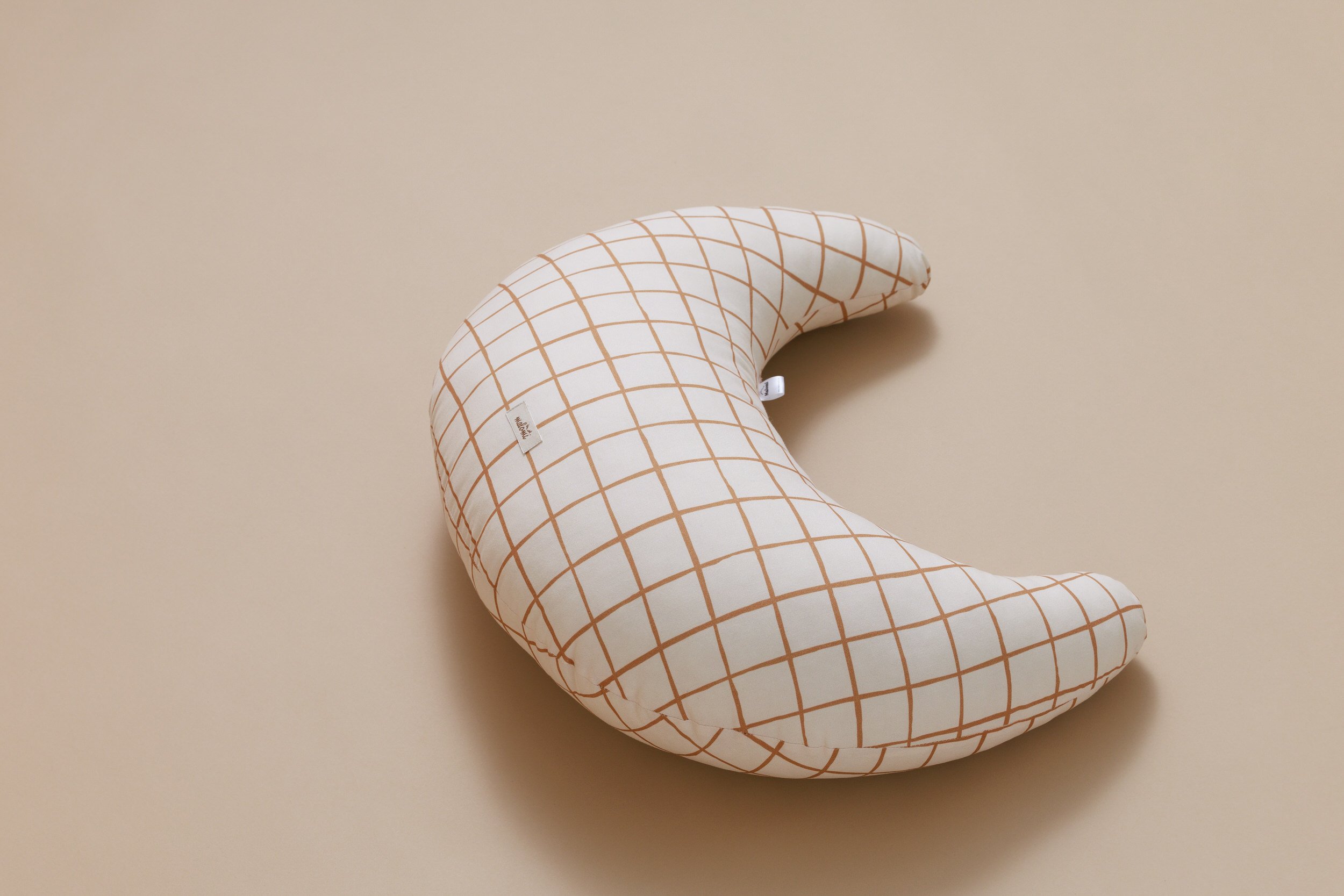Coussin d'Allaitement Vichy Caramel Coussin d'Allaitement Vichy Caramel