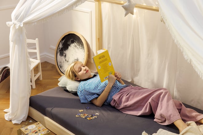 Bed Canopy - Boho Twist White - Model K