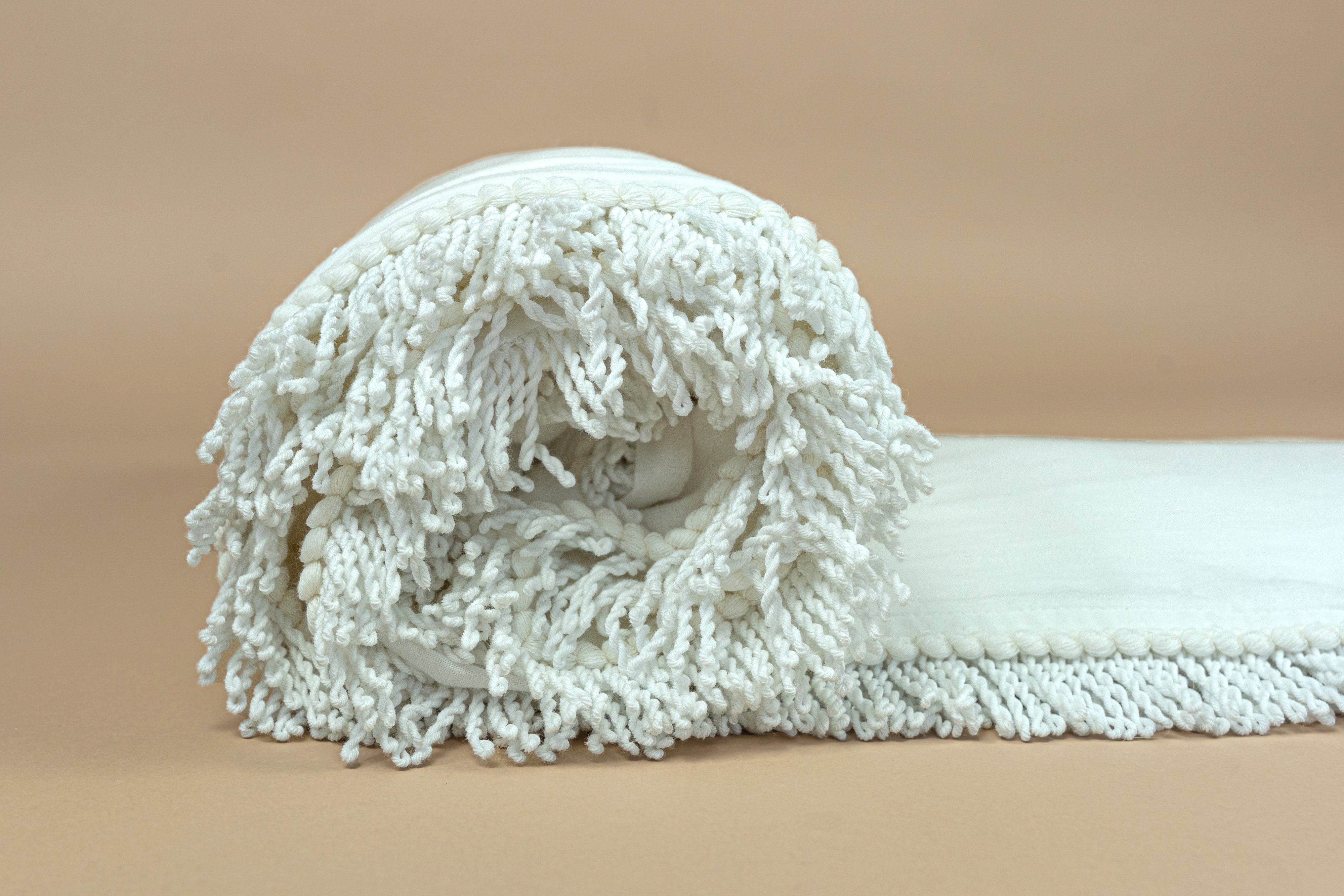 Telo per Letto a Capanna Boho Twist Vaniglia - Modello K Telo per Letto a Capanna Boho Twist Vaniglia - Modello K