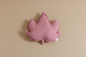 Cuscino Foglia d'Acero in Lino Blush