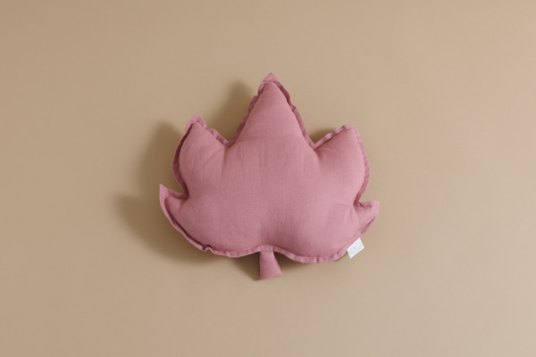 Kissen Ahorn Leinen Blush