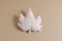 Dusty Pink Maple Leaf Linen Cushion
