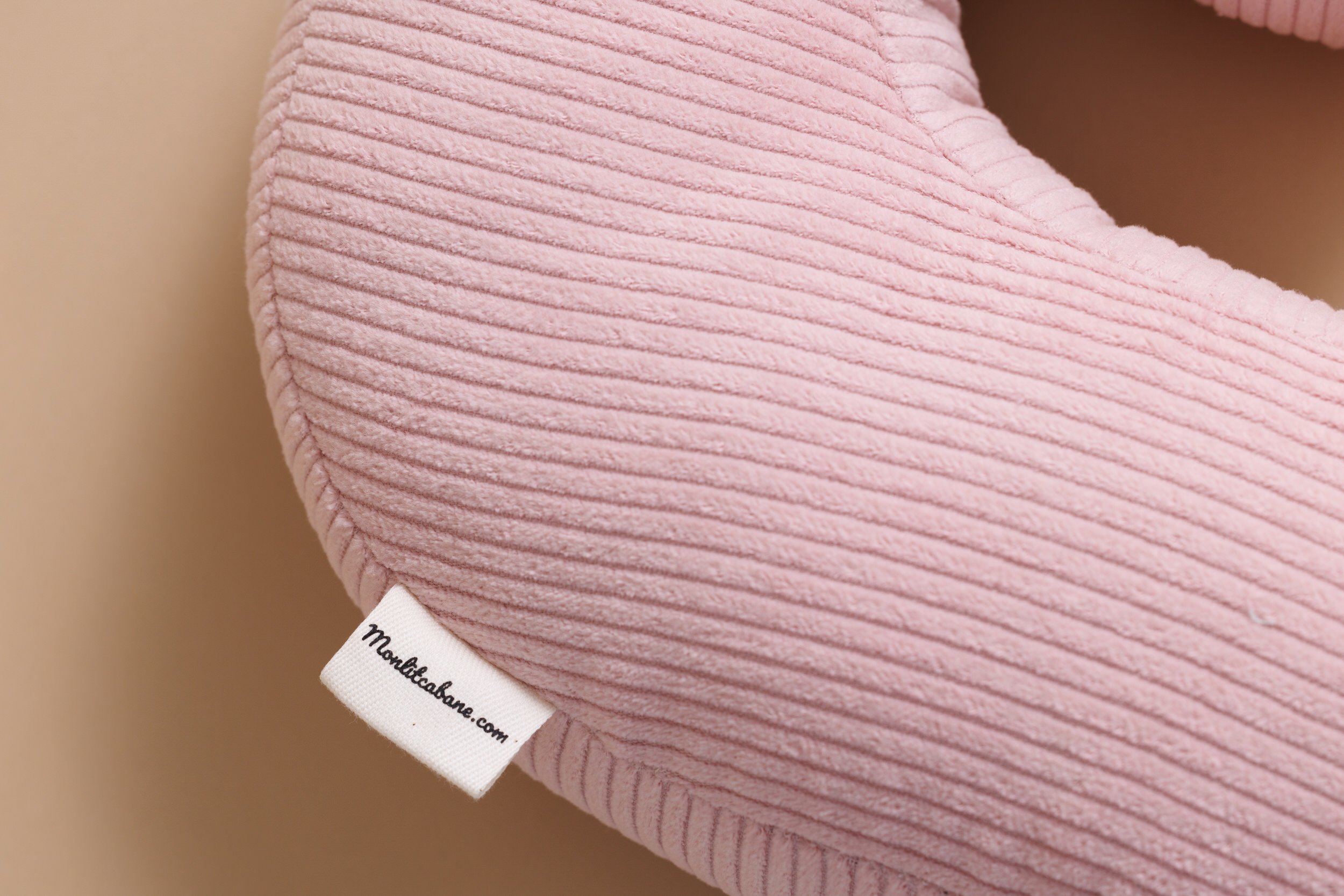 Letter Cushion G - Pink Corduroy Letter Cushion G - Pink Corduroy