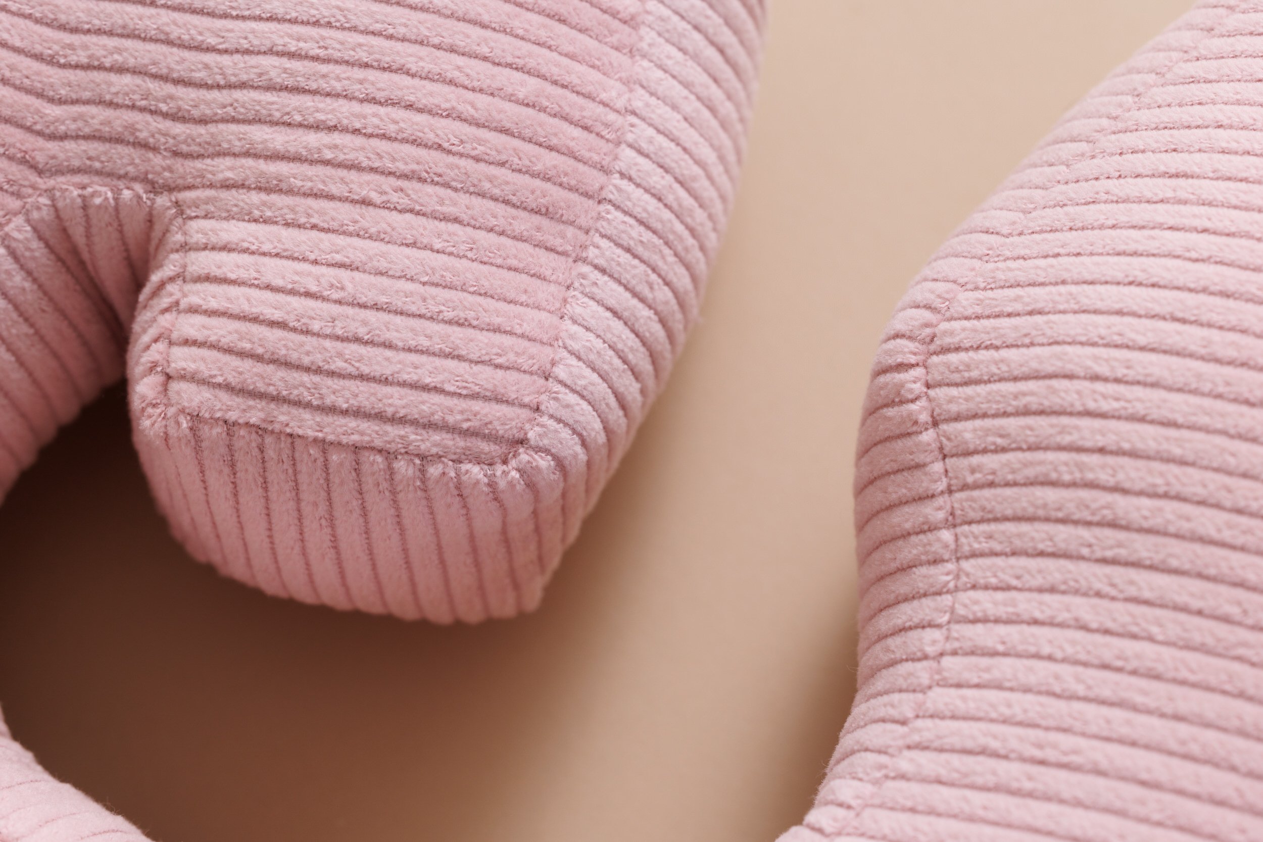 Letter Cushion G - Pink Corduroy Letter Cushion G - Pink Corduroy