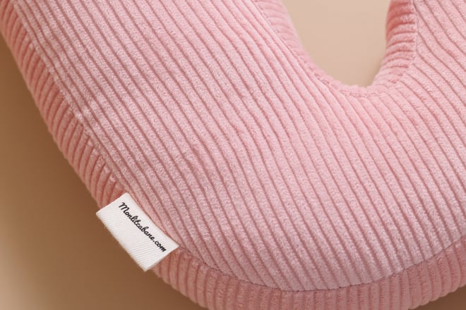 Letter Cushion J - PinkCorduroy