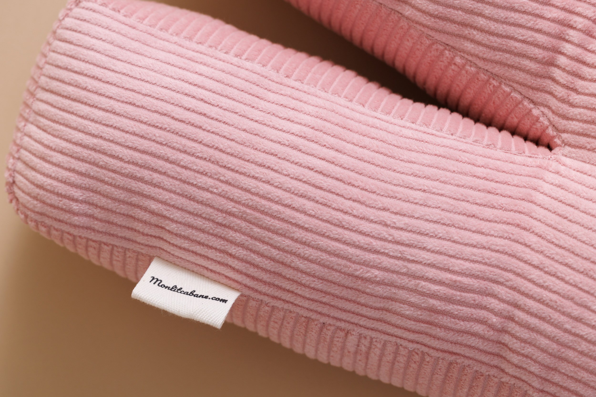Letter Cushion M - Pink Corduroy Letter Cushion M - Pink Corduroy