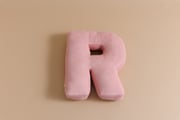 Cojín Letra R - Pana Rosa