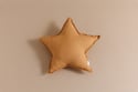 Cuscino Stella in lino Caramello