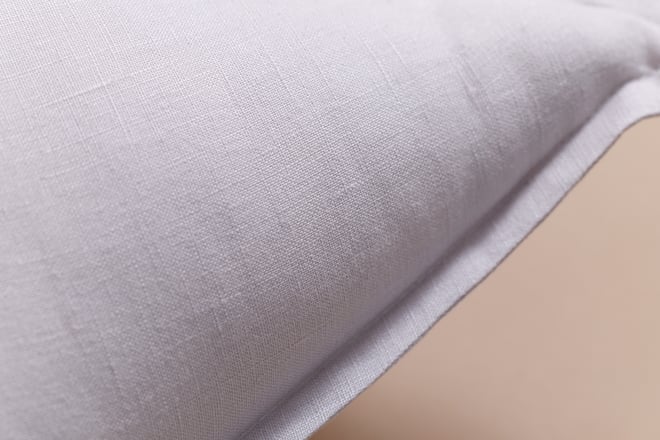 Light Grey Star Linen Cushion