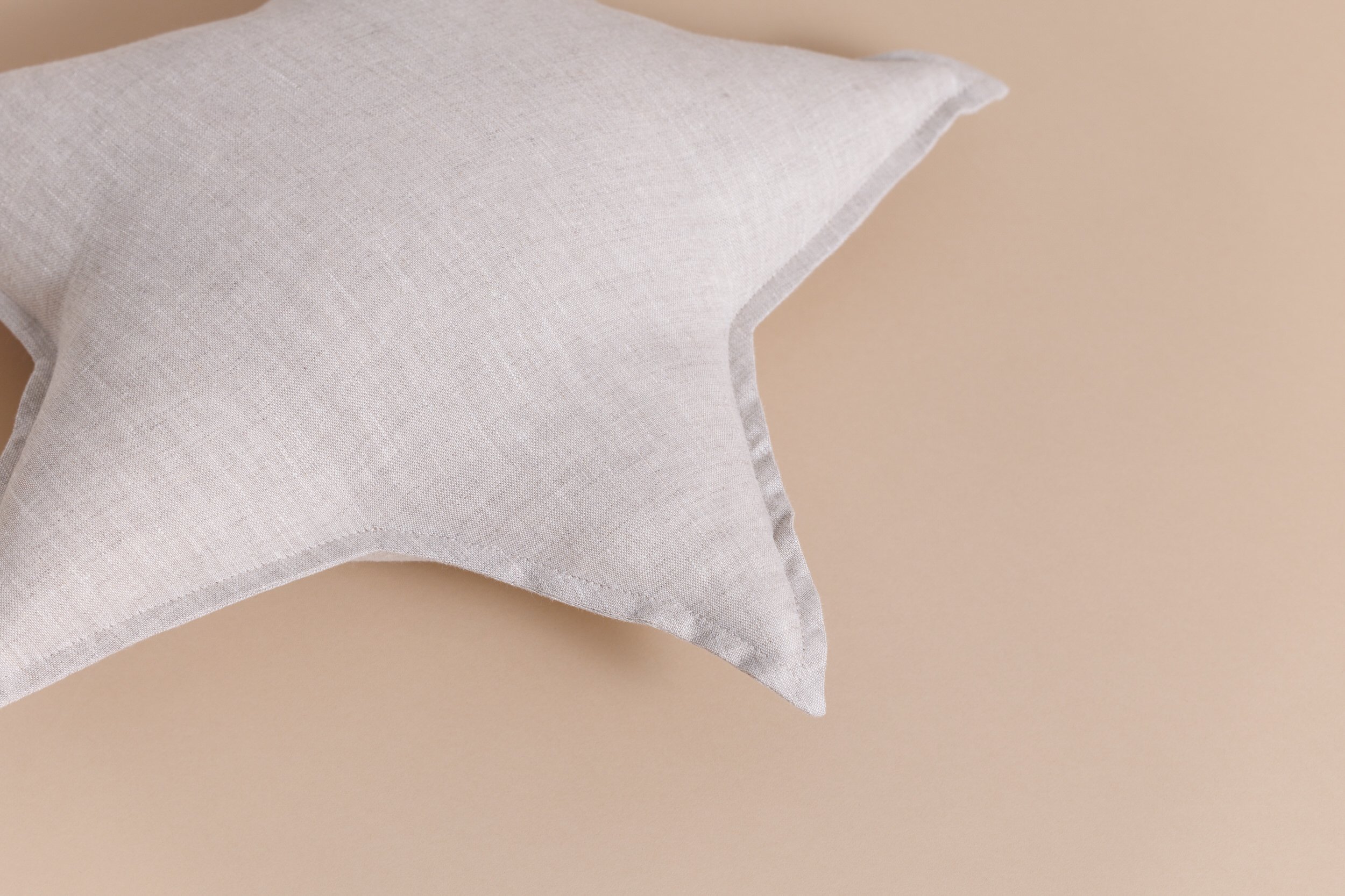Natural Star Linen Cushion Natural Star Linen Cushion