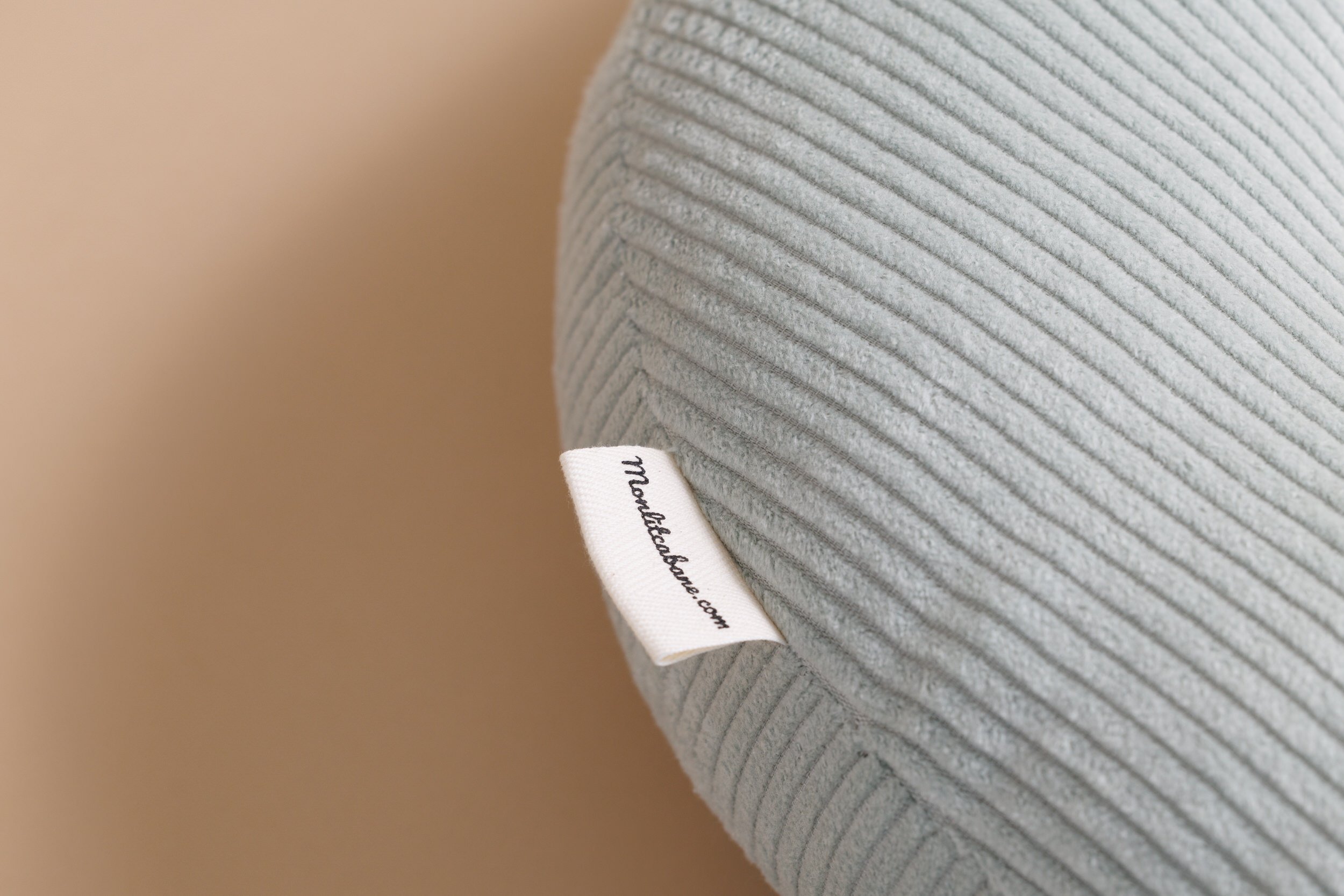 Letter Cushion C - Water Green Corduroy Letter Cushion C - Water Green Corduroy