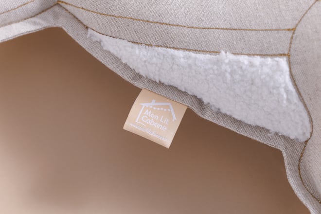 Coussin Baleine en Lin