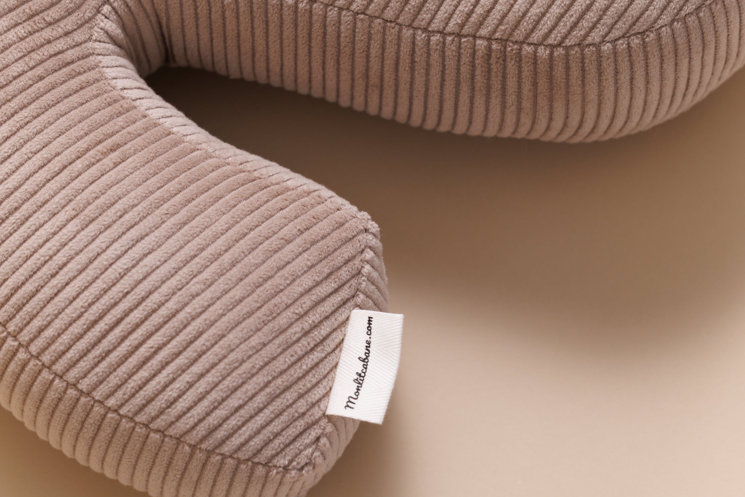 Letter Cushion S - Cappuccino Corduroy Letter Cushion S - Cappuccino Corduroy