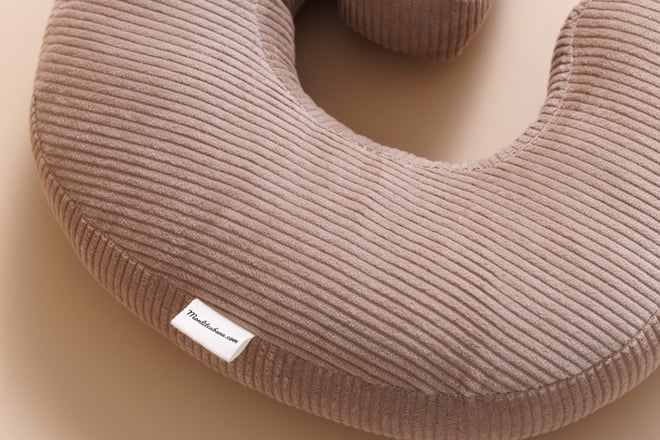 Letter Cushion G - Cappuccino Corduroy