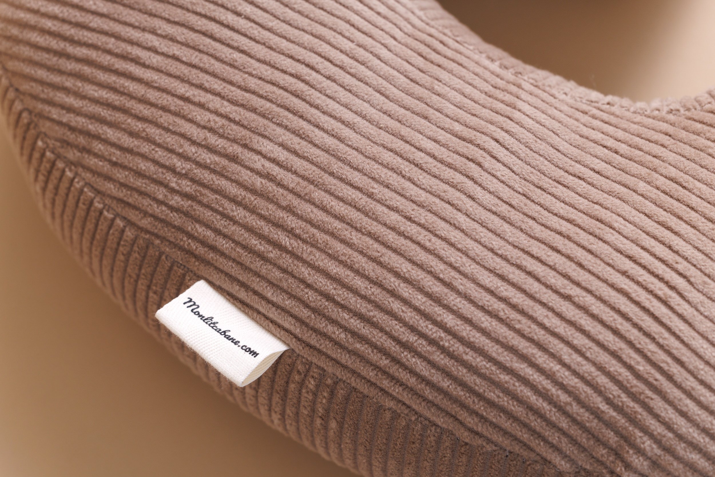 Letter Cushion D - Cappuccino Corduroy Letter Cushion D - Cappuccino Corduroy