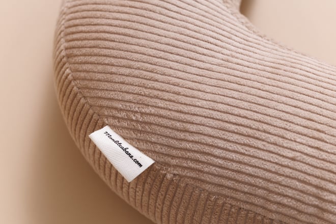 Letter Cushion C - Cappuccino Corduroy