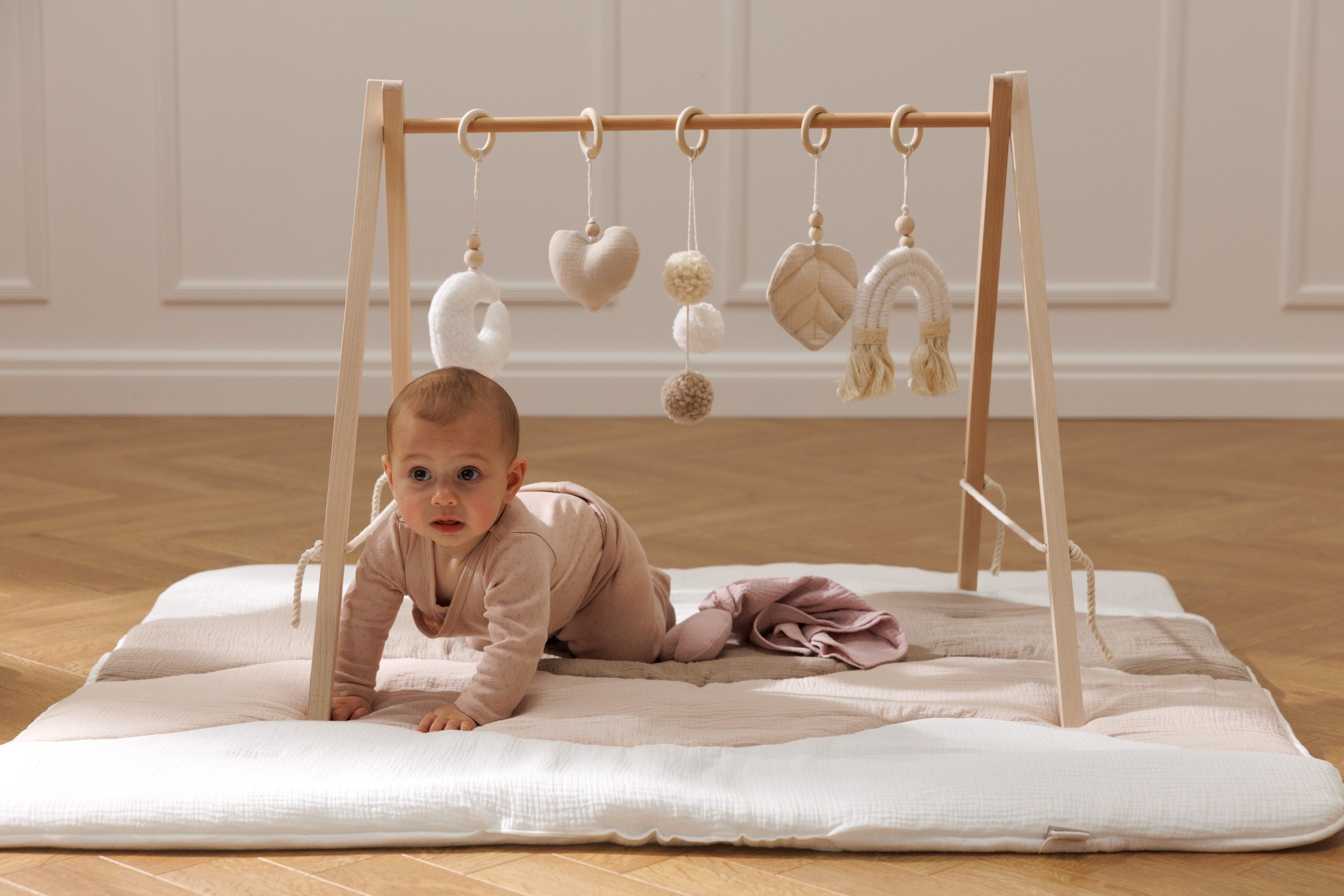 Arche d'éveil en Bois - Beige Arche d'éveil en Bois - Beige