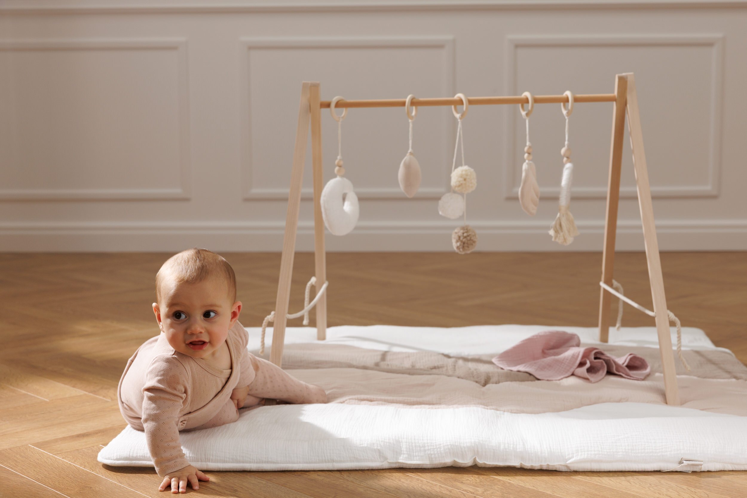 Arche d'éveil en Bois - Beige Arche d'éveil en Bois - Beige