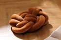 Kissen Knot Zimt