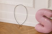 Black Metal Wire LED Light - Balloon