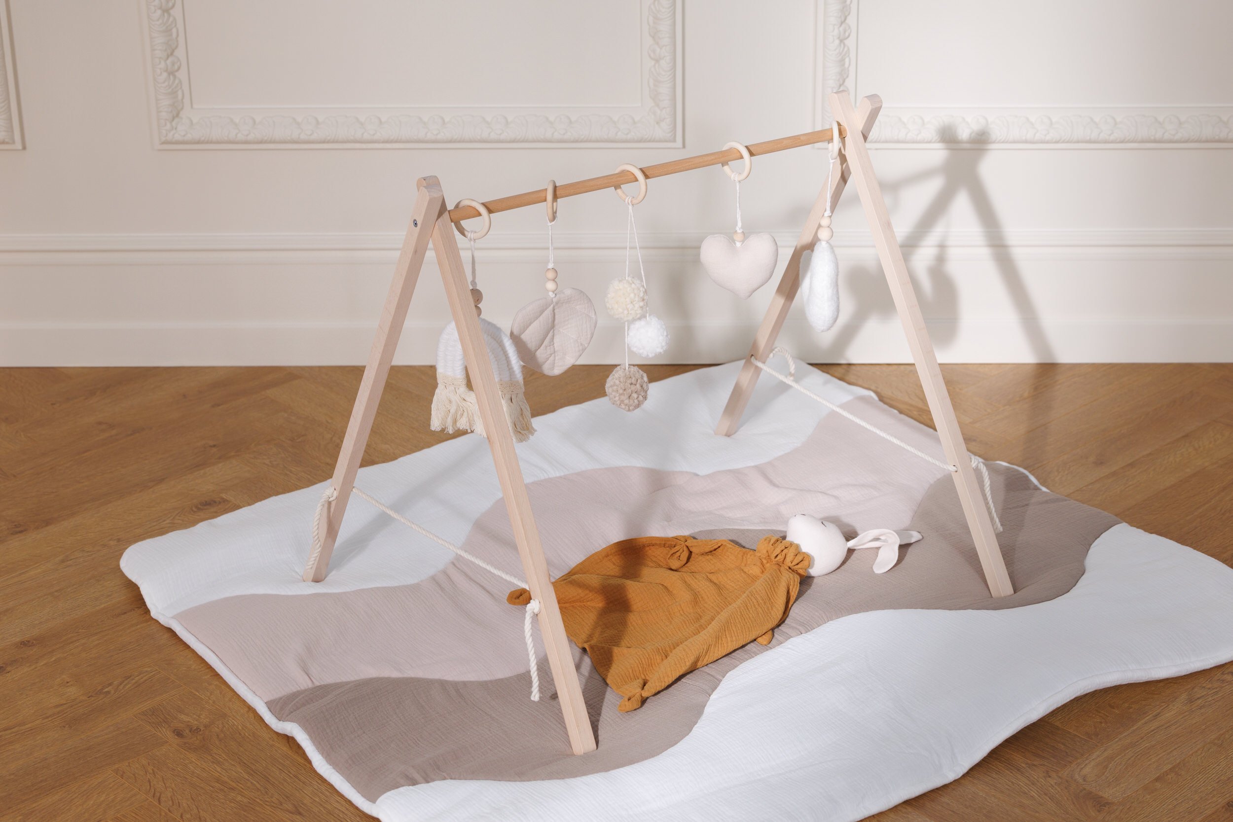 Arche d'éveil en Bois - Beige Arche d'éveil en Bois - Beige