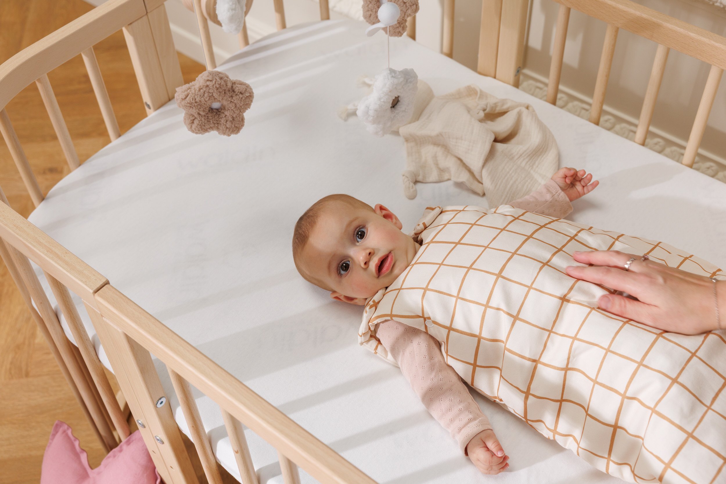 Babyschlafsack - Vichy Caramel Babyschlafsack - Vichy Caramel