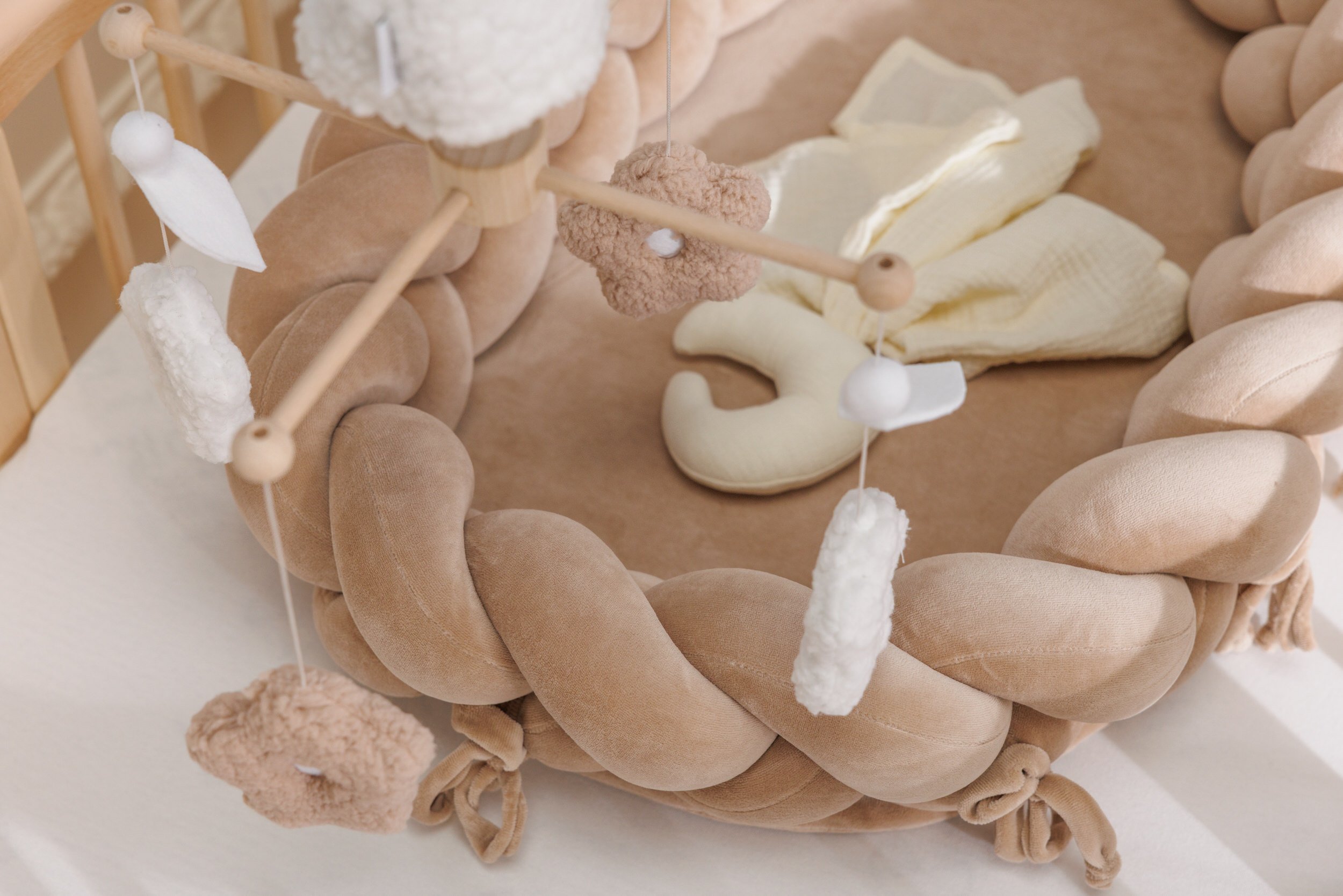 Cocoon-Babynestchen Geflochten Cappuccino Cocoon-Babynestchen Geflochten Cappuccino