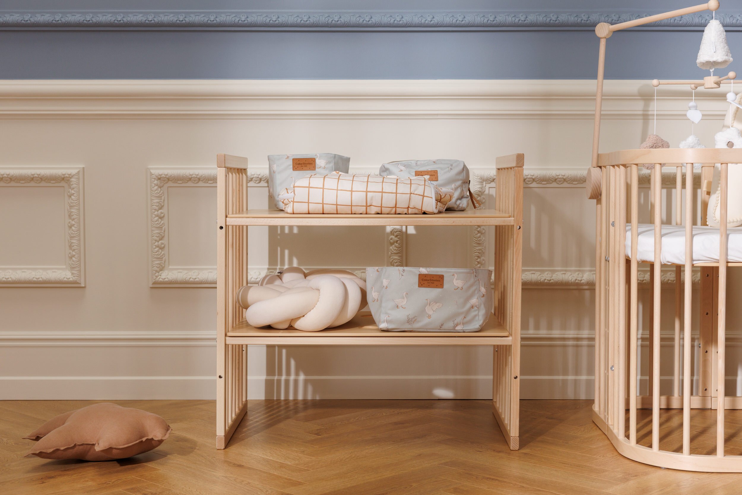 7 in 1 Rectangular Evolving Cradle - Natural 7 in 1 Rectangular Evolving Cradle - Natural