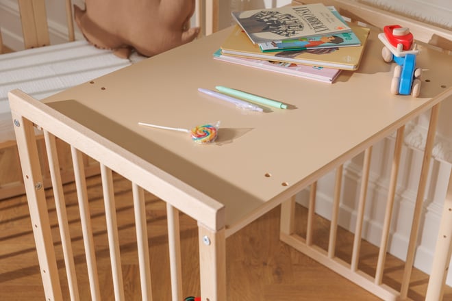 7 in 1 Rectangular Evolving Cradle - Natural