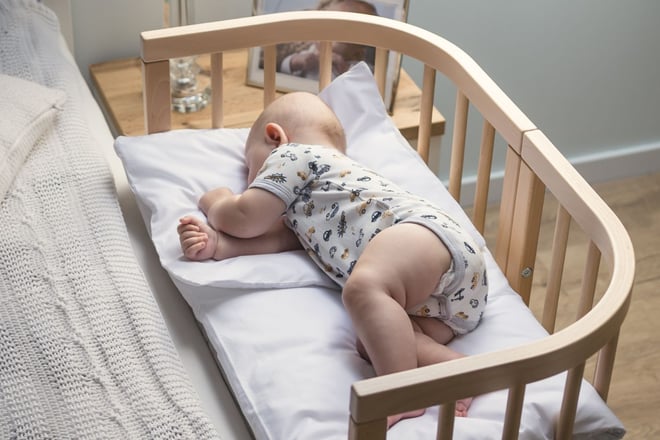 Berceau Évolutif Rectangulaire 7 en 1 avec Matelas - Naturel