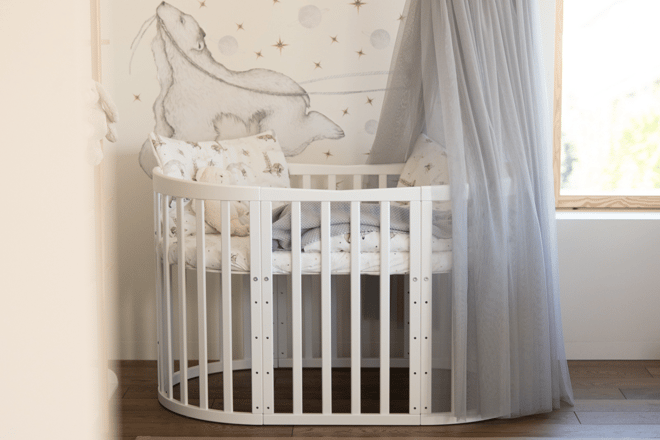 Culla Evolutiva 7 in 1 con materasso - Bianco