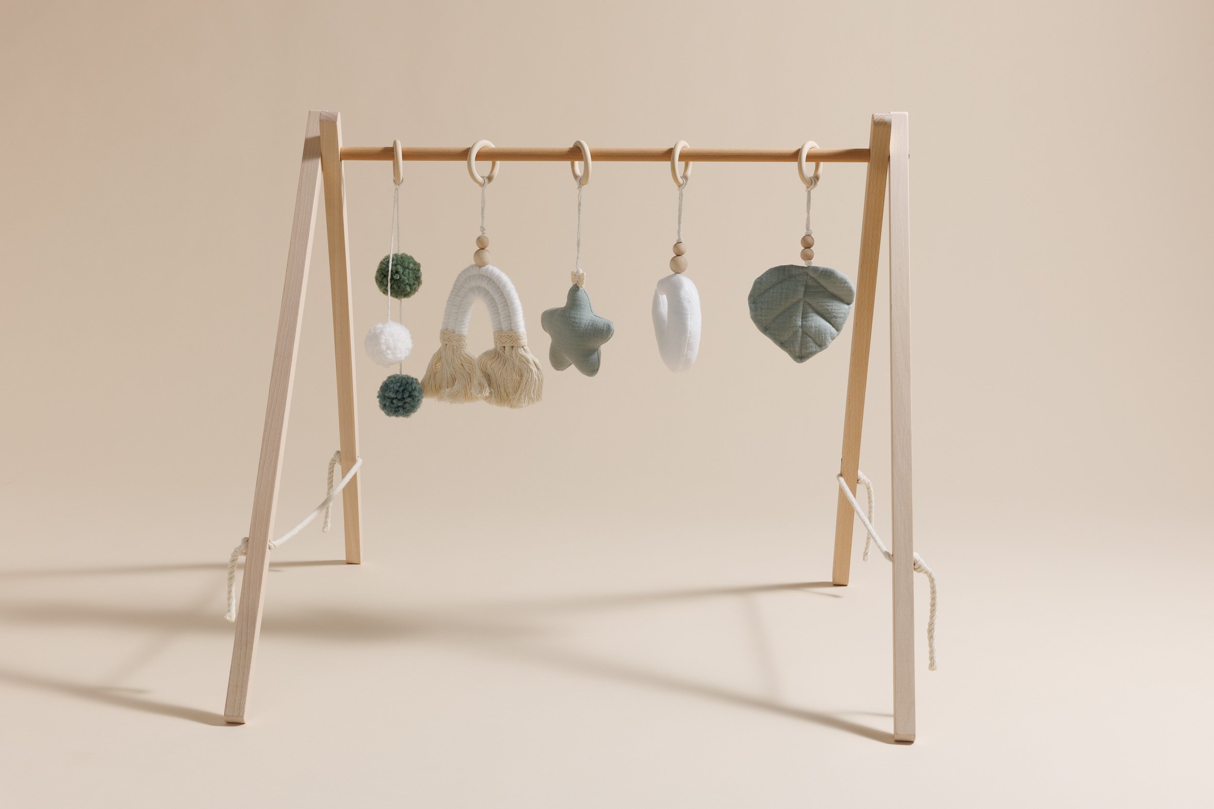 Holz-Babygym - Minze Holz-Babygym - Minze