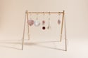 Arco Baby Gym de Madeira - Rosa