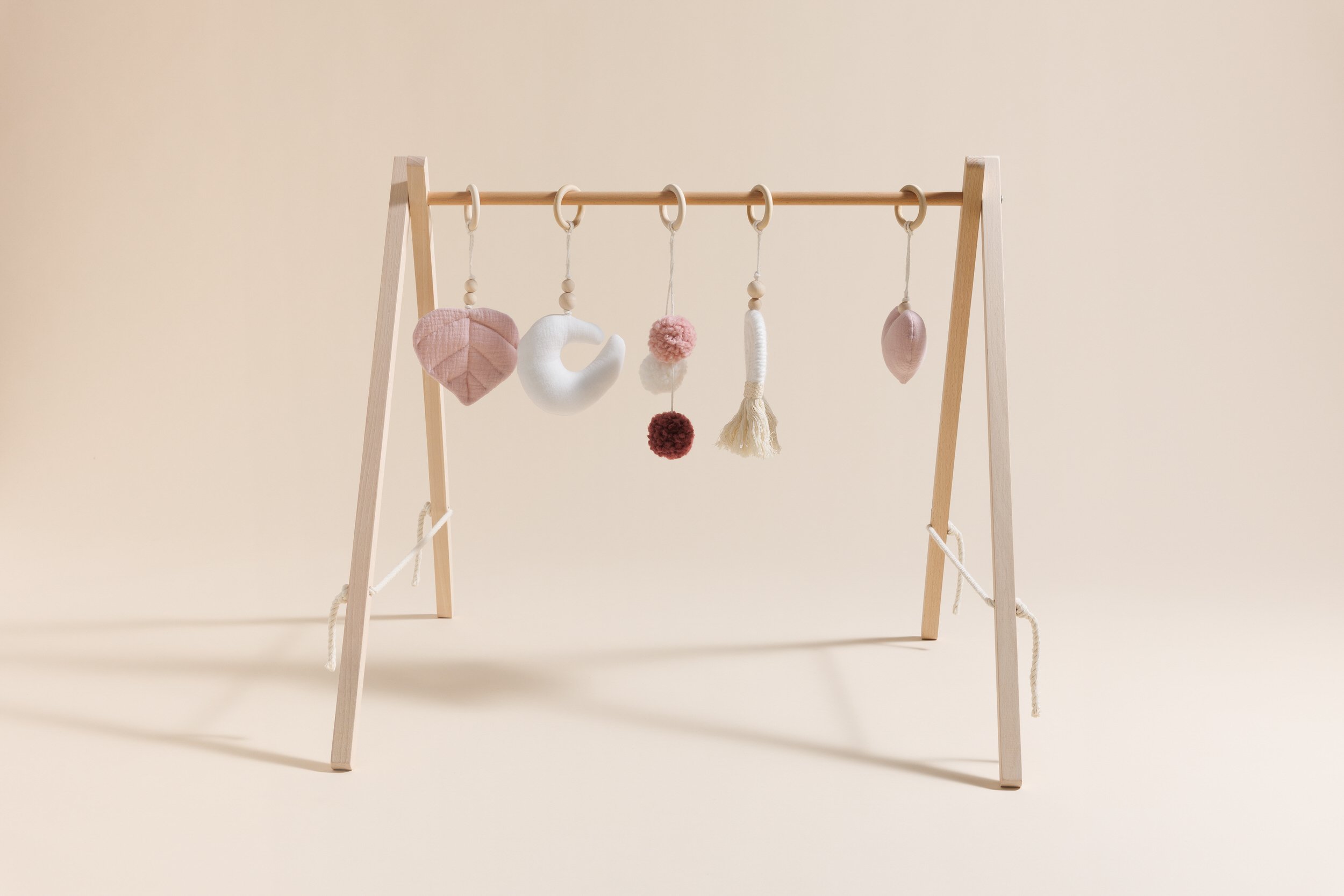 Arche d'éveil en Bois - Rose Arche d'éveil en Bois - Rose